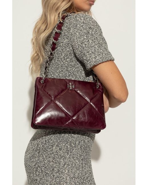 Tory Burch Purple Shoulder Bag 'Kira Diamond'