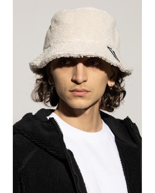 Moschino Natural Hat With Logo