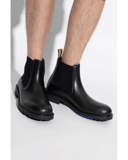 Burberry Black Chelsea Boots 'Rogue' for men
