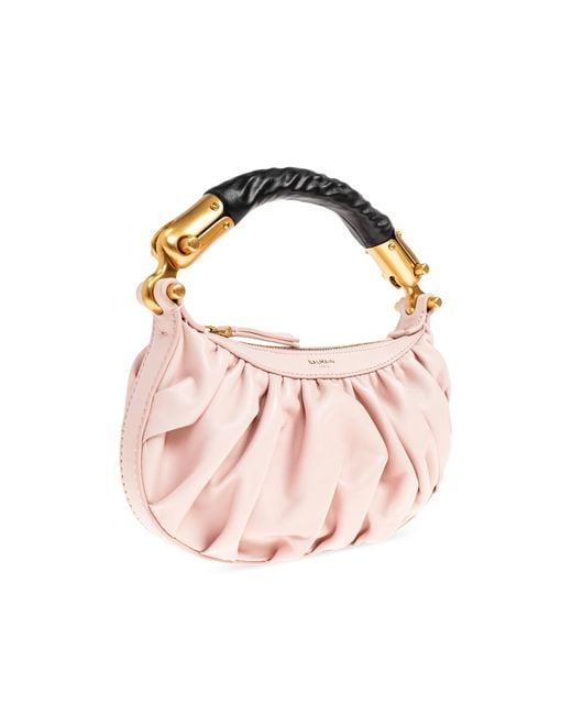 Balmain Blue 'Ebene Mini' Hand Bag
