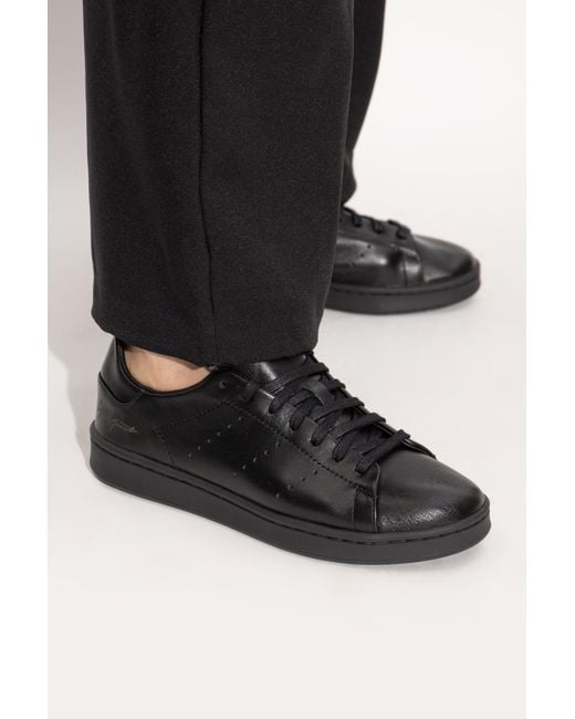 Y-3 Black 'Stan Smith' Sports Shoes