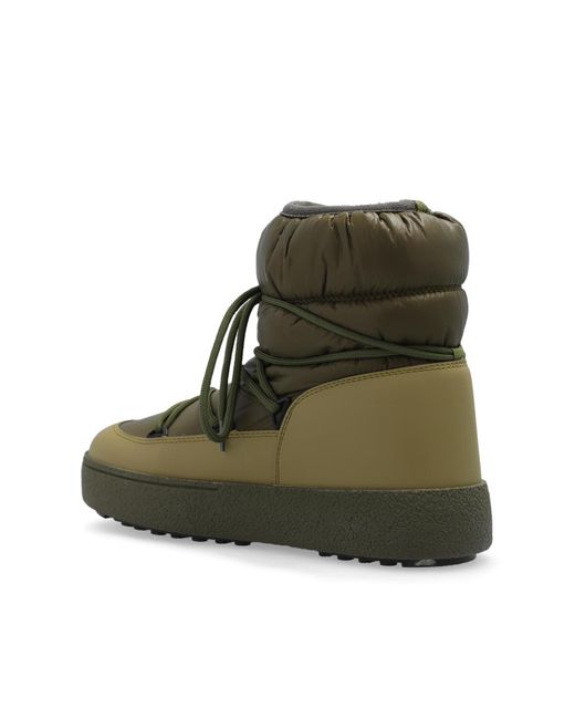 Moon Boot Green Mtrack Padded Nylon Boots