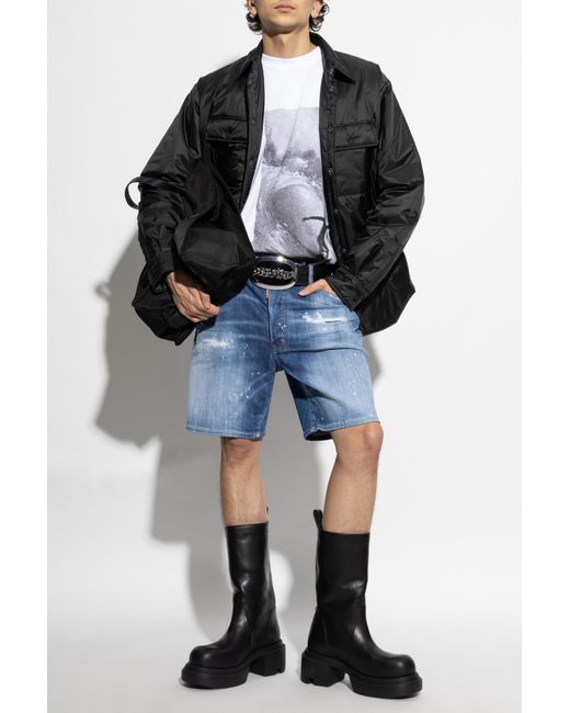 DSquared² Black Jacket With Collar for men