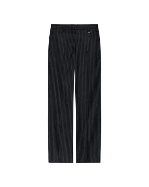 Isabel Marant Black Wool Trousers "Noanda"