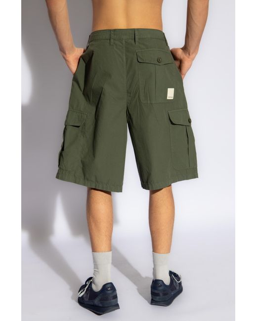 Emporio Armani Green 'sustainable' Collection Shorts, for men