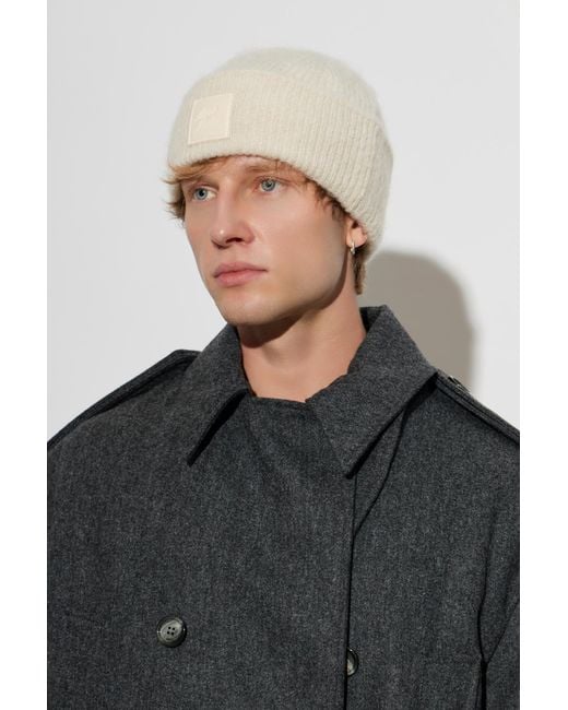 AMI Black Cap With Logo Patch