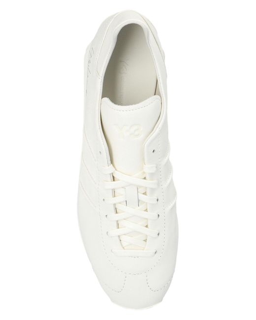 Y-3 White 'country' Sneakers,