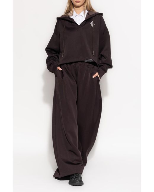 LACOSTE RUNWAY Black Hoodie