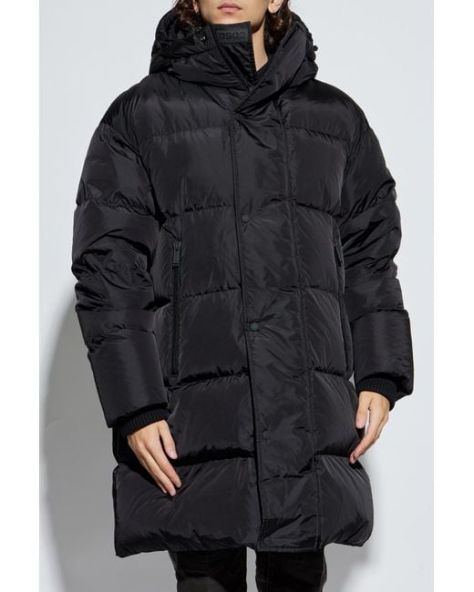DSquared² Blue Long Down Jacket for men