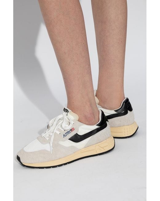 Autry White 'Reelwind' Sports Shoes