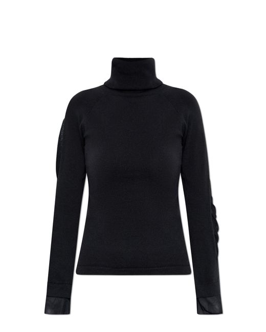Y-3 Black Long Sleeve Turtleneck