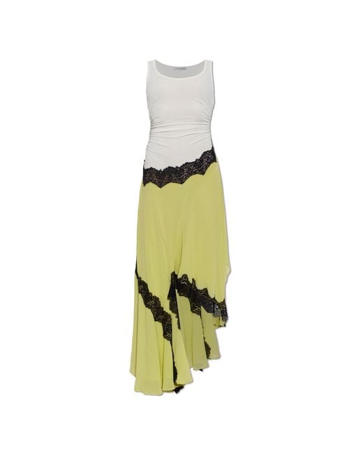 Christopher Esber White Dress With Lace Insert