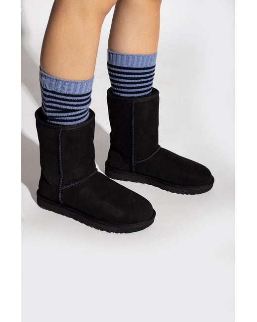Ugg Black Classic Short Ii Snow Boots