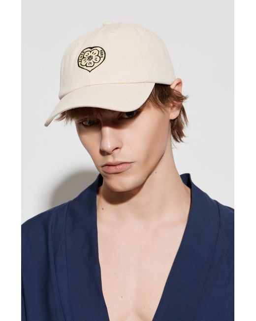 KENZO White Cap With Logo