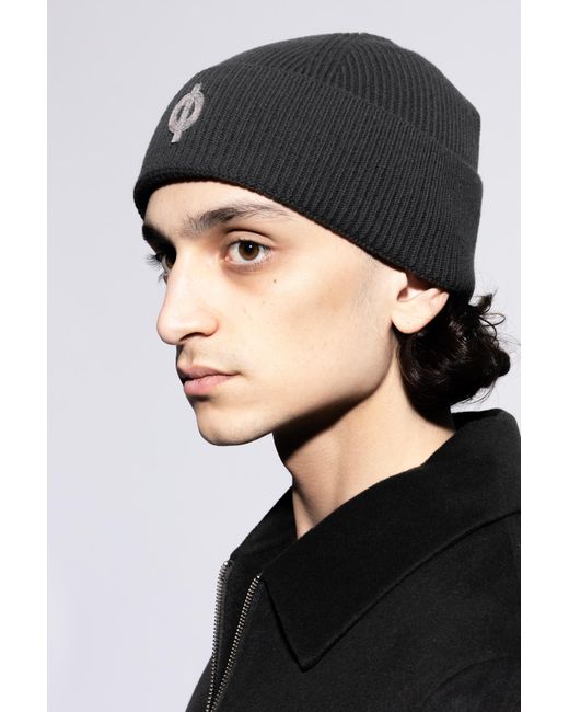 Samsøe & Samsøe Black Cap With Logo for men