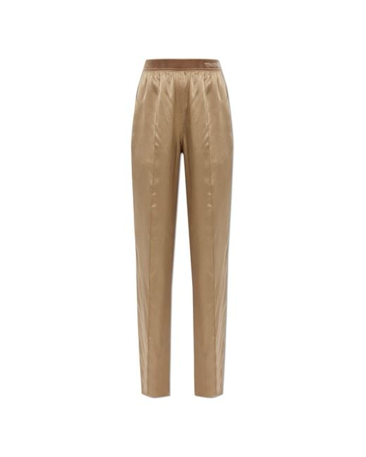 Tom Ford Natural Silk Pants
