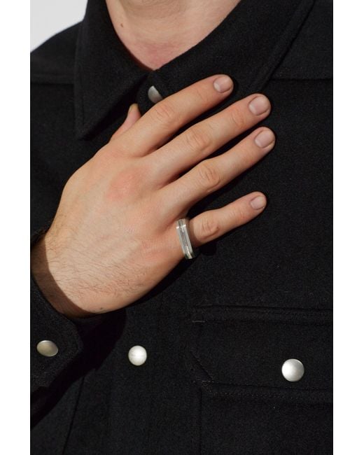 Rick Owens Black Brass Ring