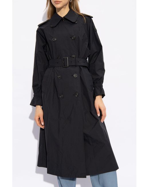 Save The Duck Black Trench Coat 'Ember'