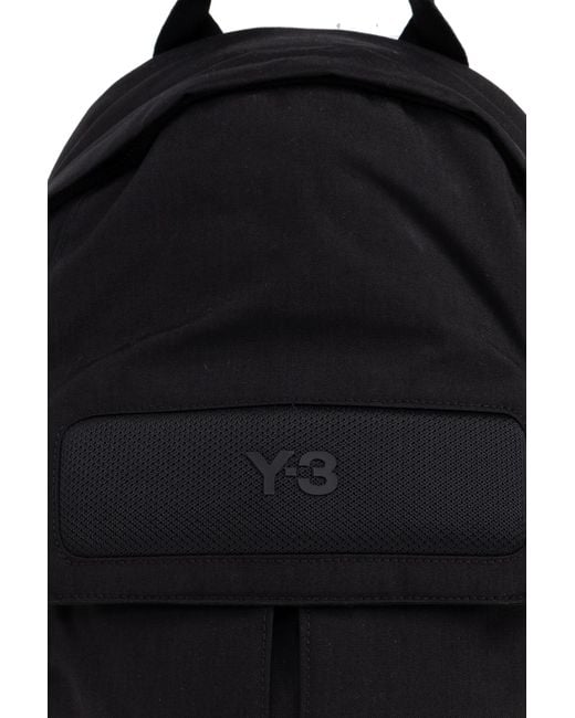 Y-3 Gray Backpack With Logo