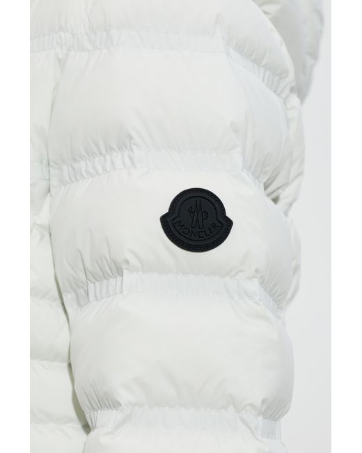 Moncler White Alete Down Jacket