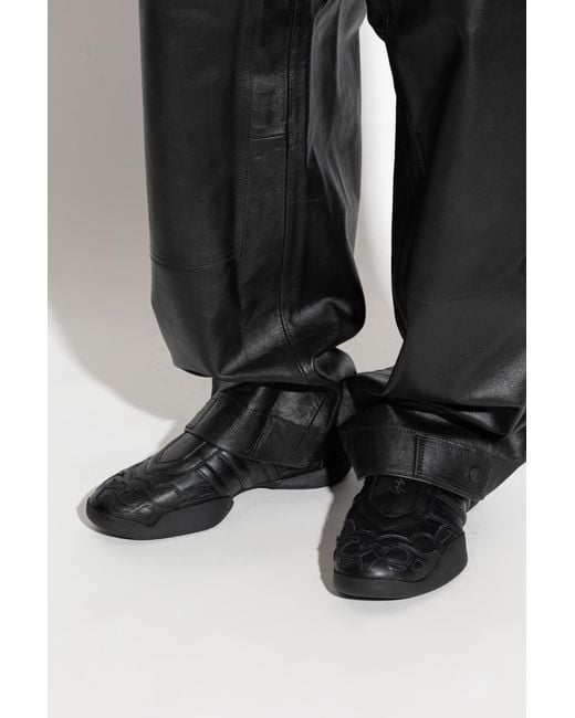 Y-3 Black 'Regu' Slides for men