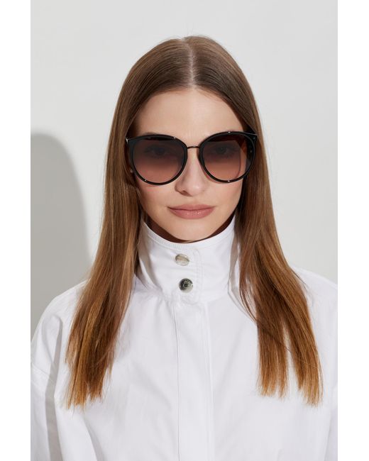 Linda Farrow Black Kings Sunglasses