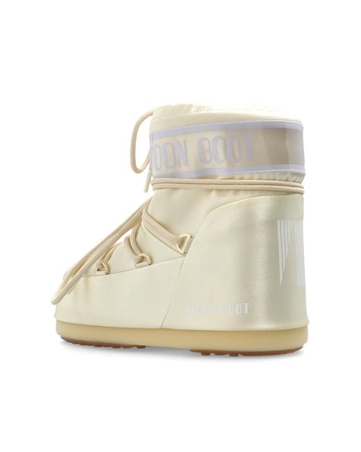 Moon Boot Natural 'Icon Low Pearly' Snow Boots