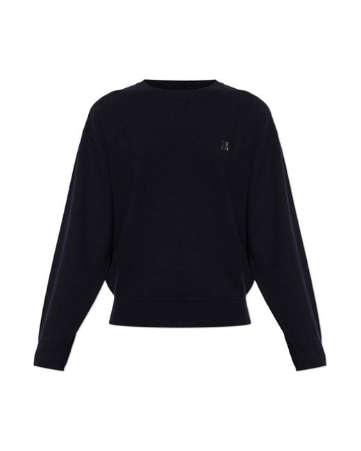 DSquared² Black Sweatshirt With Logo Appliqué for men