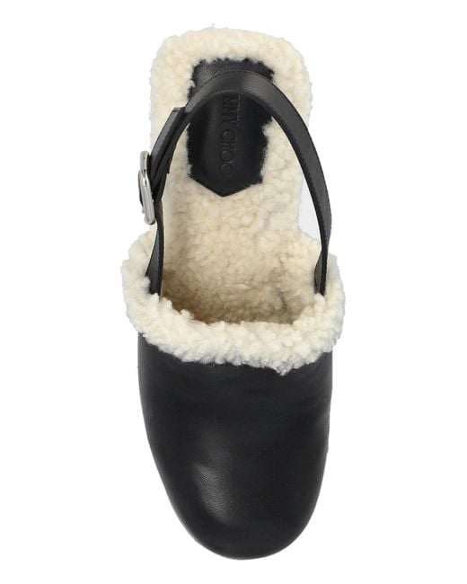 Jimmy Choo Black 'Alida' Platform Shoes