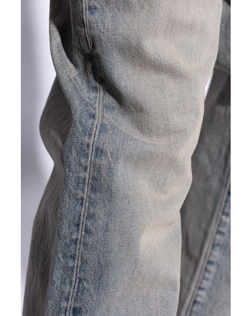 Amiri Gray Jeans With Vintage Effect, for men