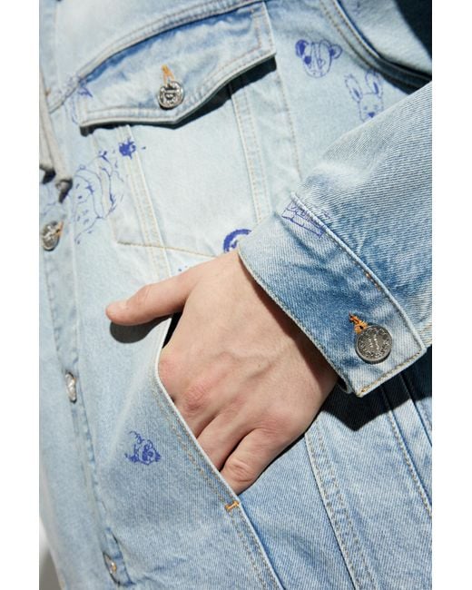 Vetements Blue Denim Jackets for men