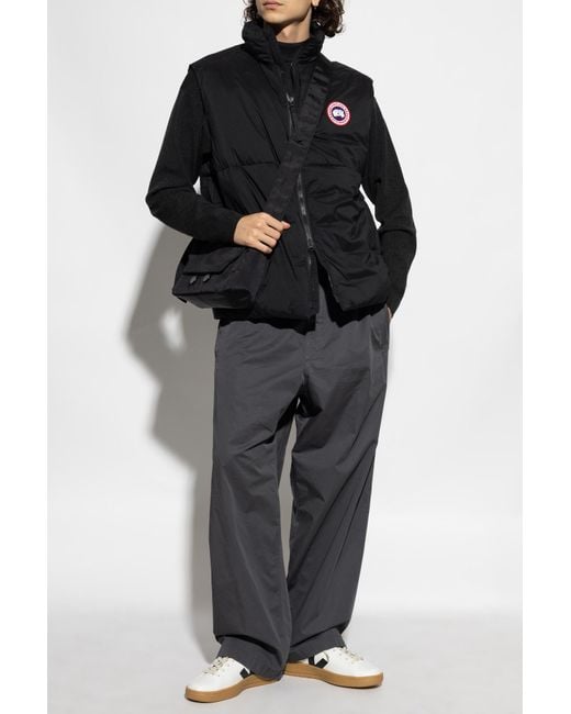 Canada Goose Black "Lodge" Down Vest for men