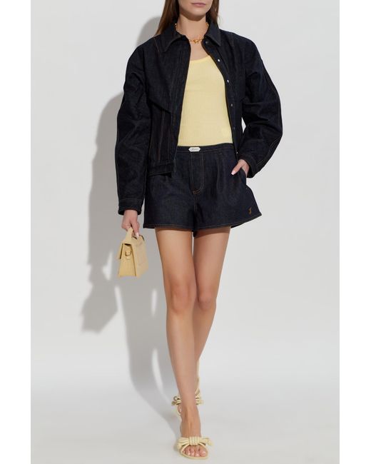 Jacquemus Blue 'Chale' Denim Jacket