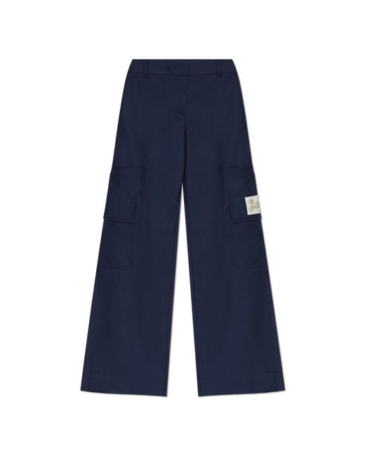Off-White c/o Virgil Abloh Blue Cargo Pants