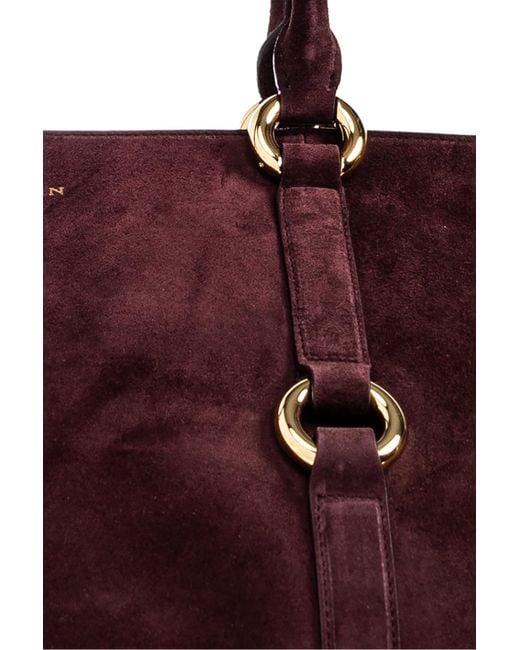 Alexander McQueen Red Farringdon Maxi' Hand Bag
