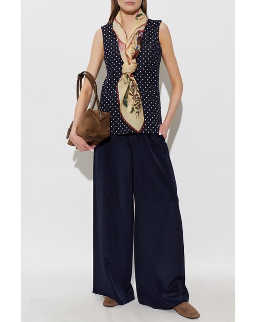 Max Mara Blue "Rivolo" Vest