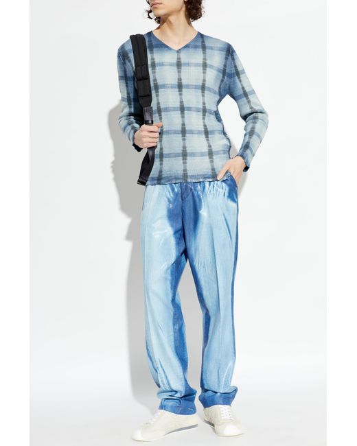 DIESEL Blue Trousers D-Askar-L-Fsi' for men
