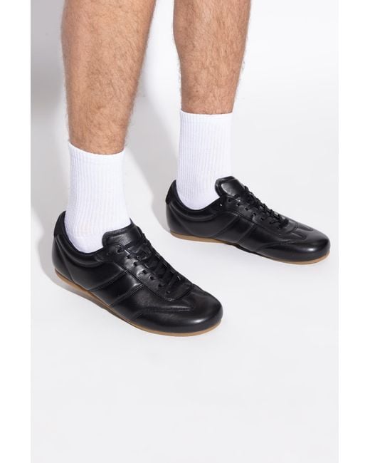 Lemaire Black 'Soft Runner' Sports Shoes for men