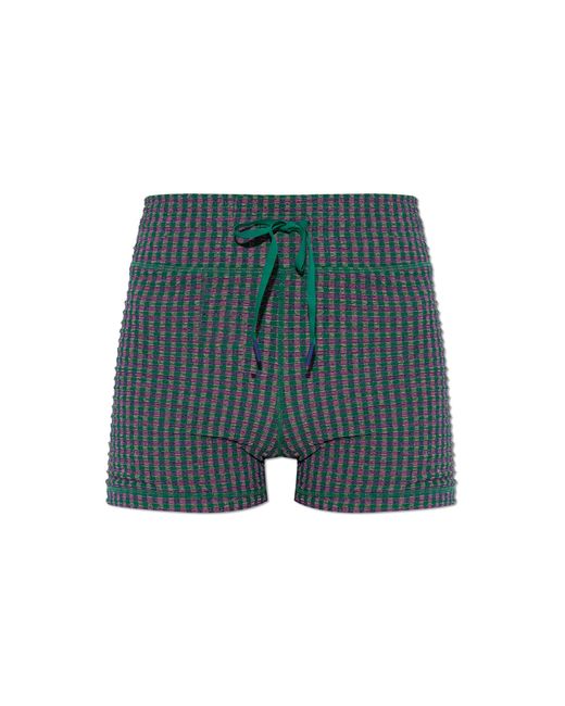 The Upside Blue 'Aliki' Swim Shorts