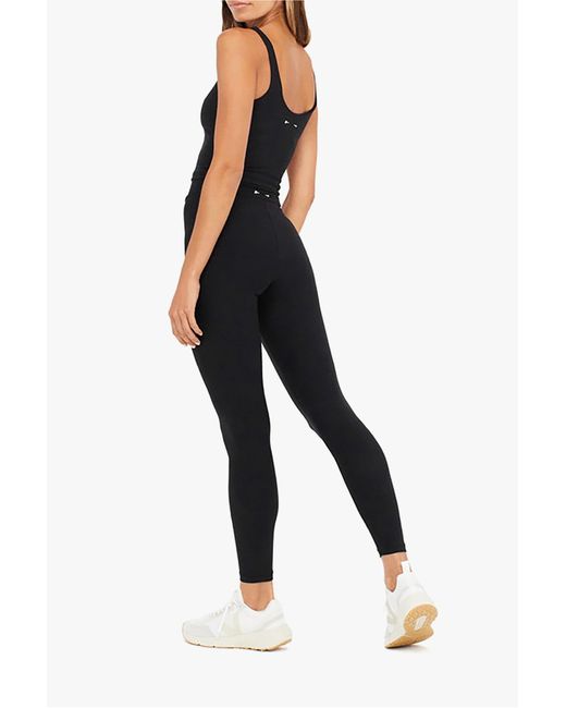 The Upside Black Leggings "Peached"