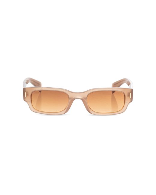 McQueen White Sunglasses