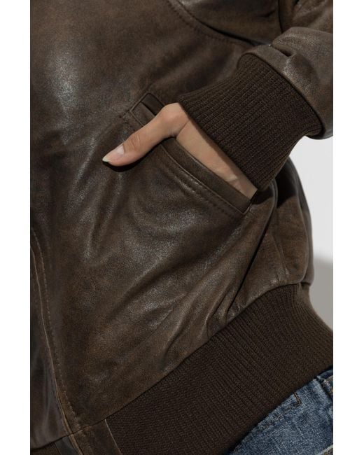 R13 Black Leather Jacket