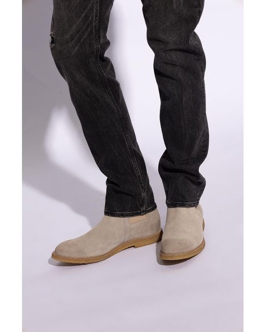 AllSaints Gray 'rhett' Chelsea Boots, for men