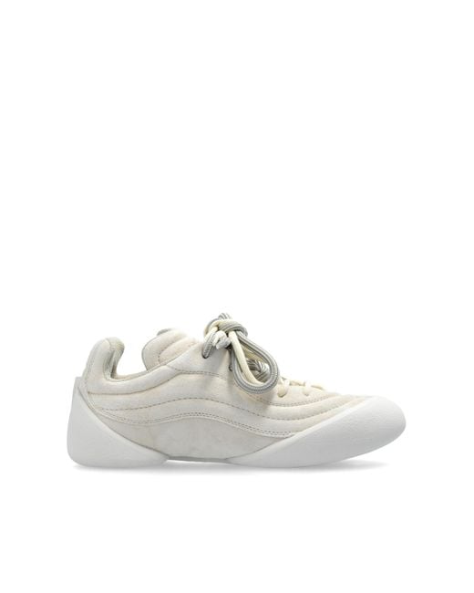 Alexander McQueen White Sneakers Flexion