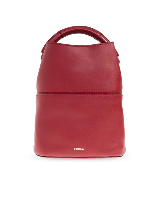 Furla Red Handbag 'Sfera Small'