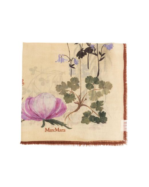 Max Mara Natural Scarf 'Moneta'