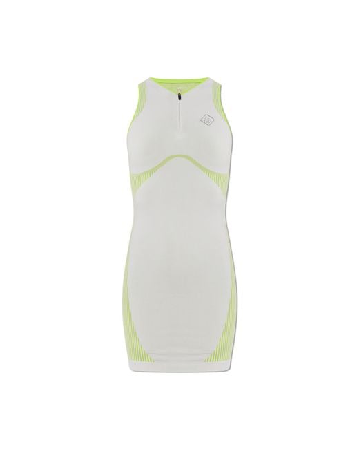 Casablanca White Figure-Hugging Dress
