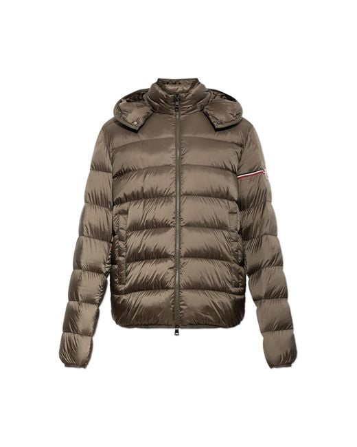 Moncler Brown Puffer Jacket 'Ravenlock' for men