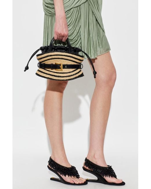 Balmain Black Shuffle Mini Bag