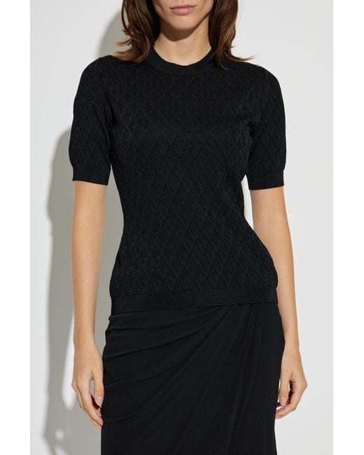 Versace Black Top With Z Logo